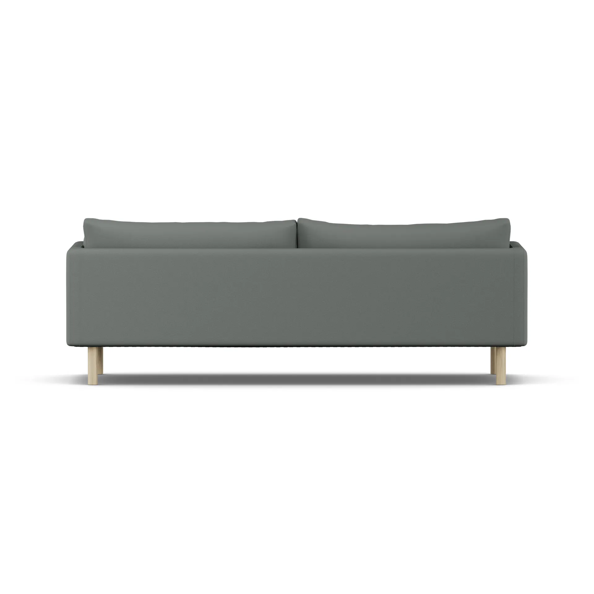 Linnevik sofa, Caleido Grey 1240-hvidolieret eg, 4-pers., uden skørt 1898