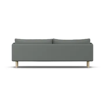 Linnevik sofa - Caleido Grey 1240-hvidolieret eg, 4-pers., uden skørt - 1898