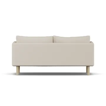 Linnevik sofa - Jump Beige 1956-hvidolieret eg, 2-pers., uden skørt - 1898