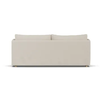 Linnevik sofa - Jump Beige 1956-hvidolieret eg, 3-pers., med skørt - 1898
