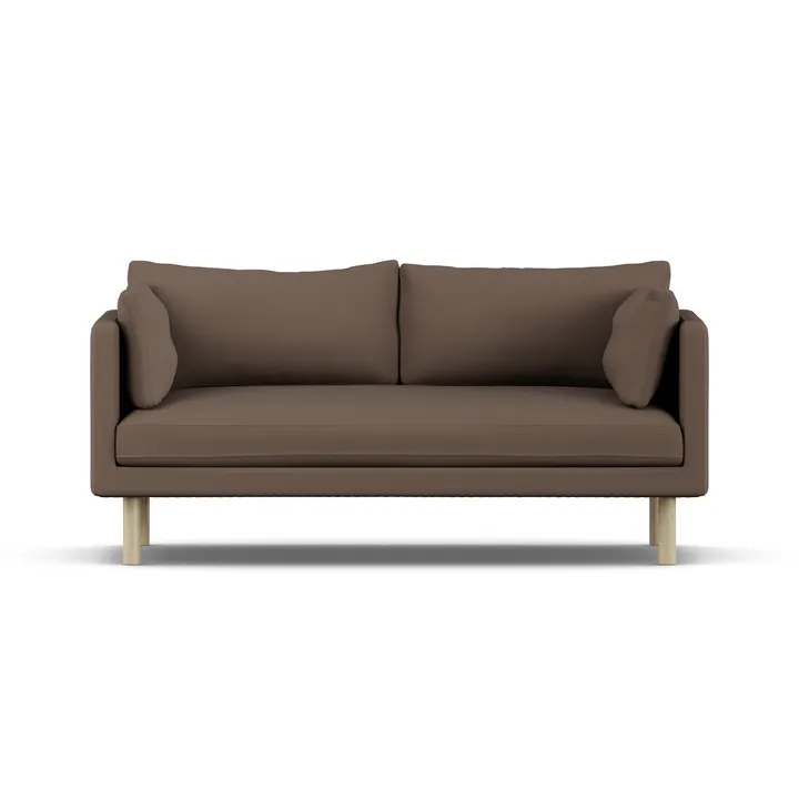 Linnevik sofa - Jump Brown 1955 1955-hvidolieret eg, 2-pers. - 1898