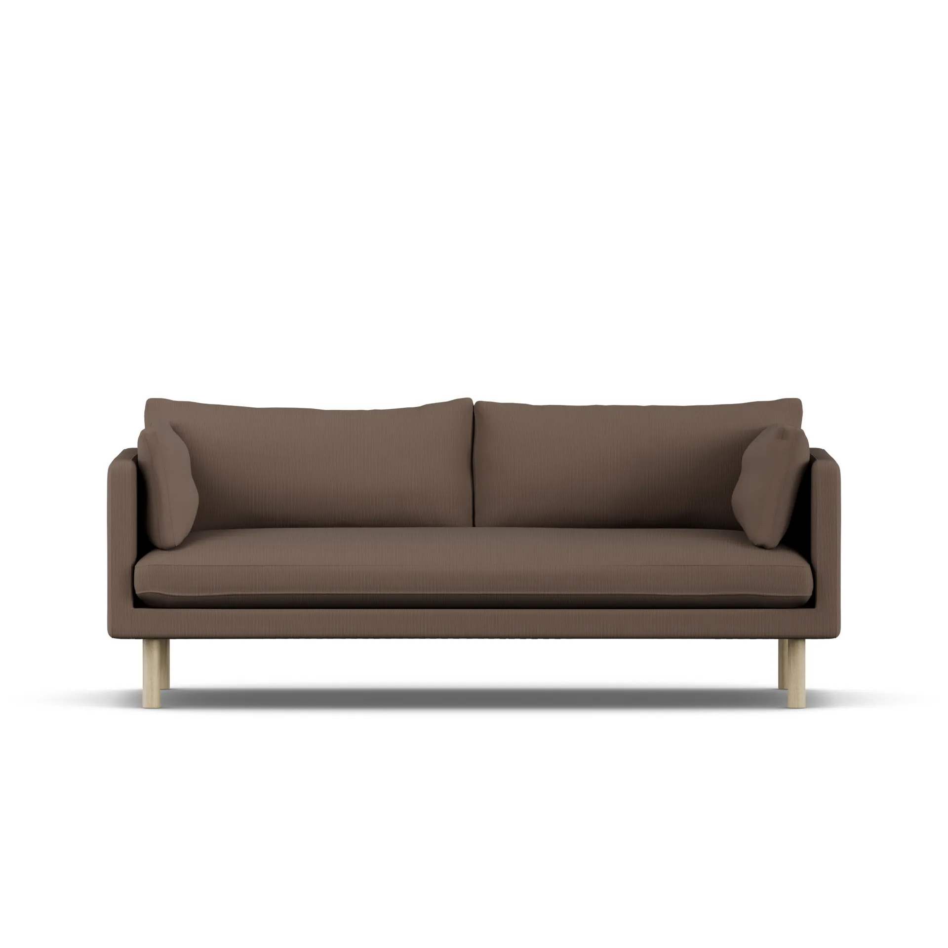 Linnevik sofa, Jump Brown 1955 1955-hvidolieret eg, 3-pers. 1898