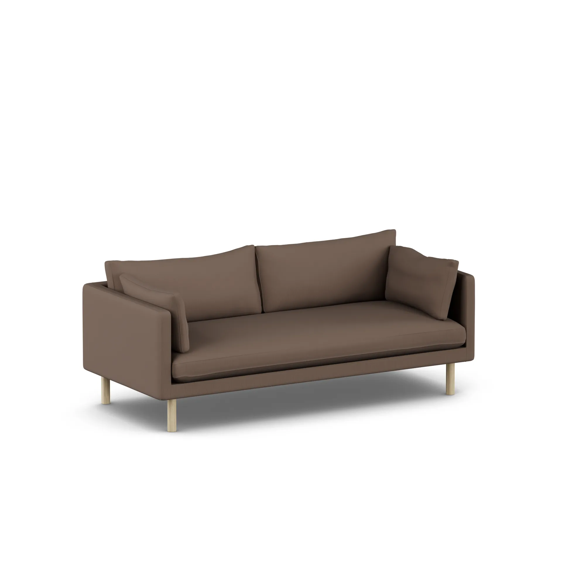 Linnevik sofa, Jump Brown 1955 1955-hvidolieret eg, 3-pers. 1898