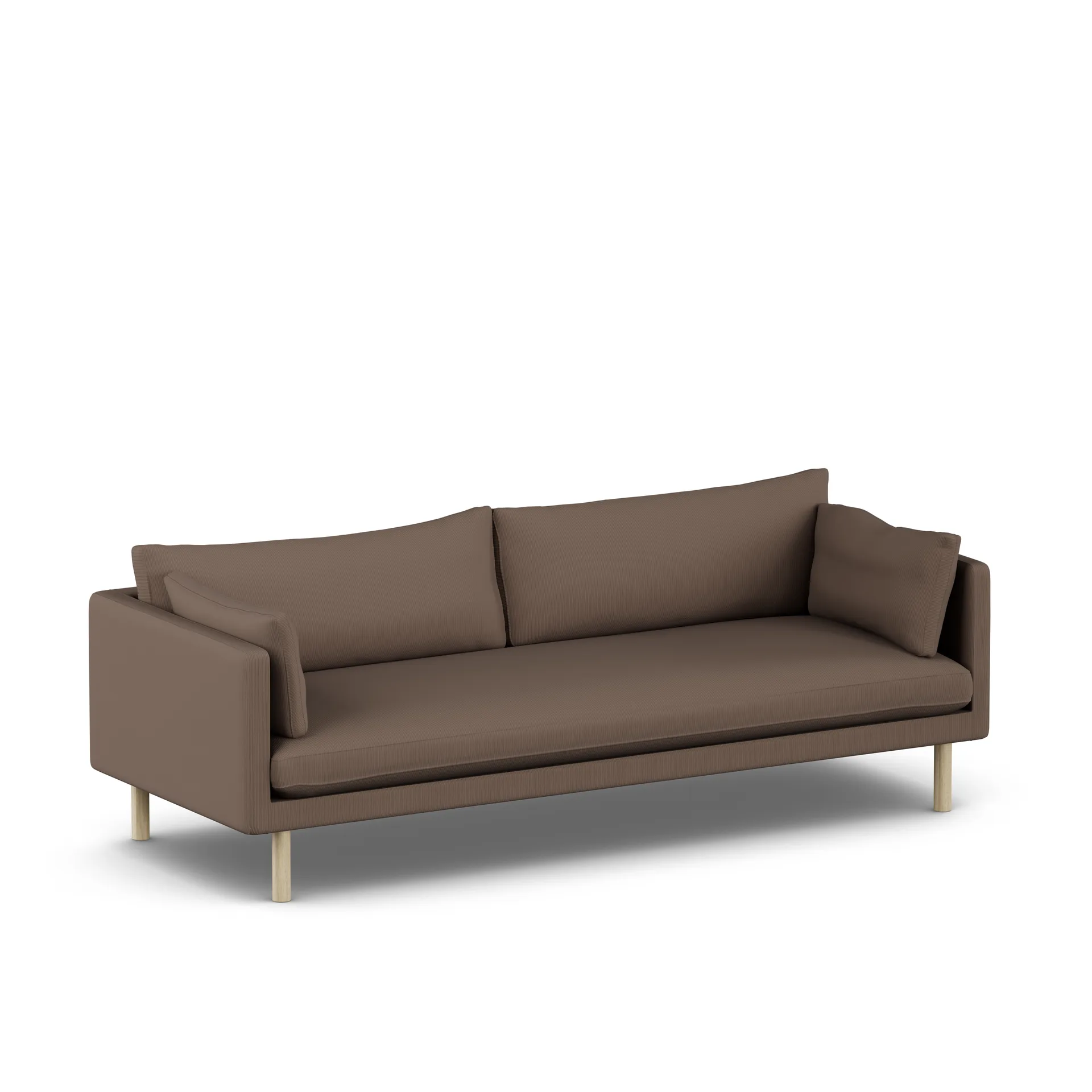 Linnevik sofa, Jump Brown 1955 1955-hvidolieret eg, 4-pers. 1898