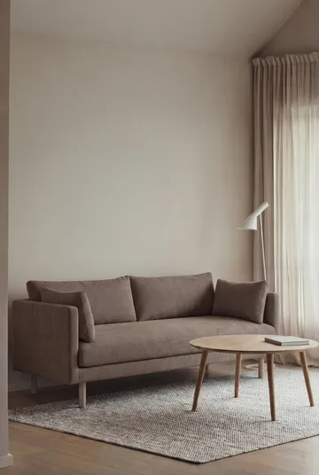 Linnevik sofa - Jump Brown 1955-hvidolieret eg, 2-pers., uden skørt - 1898