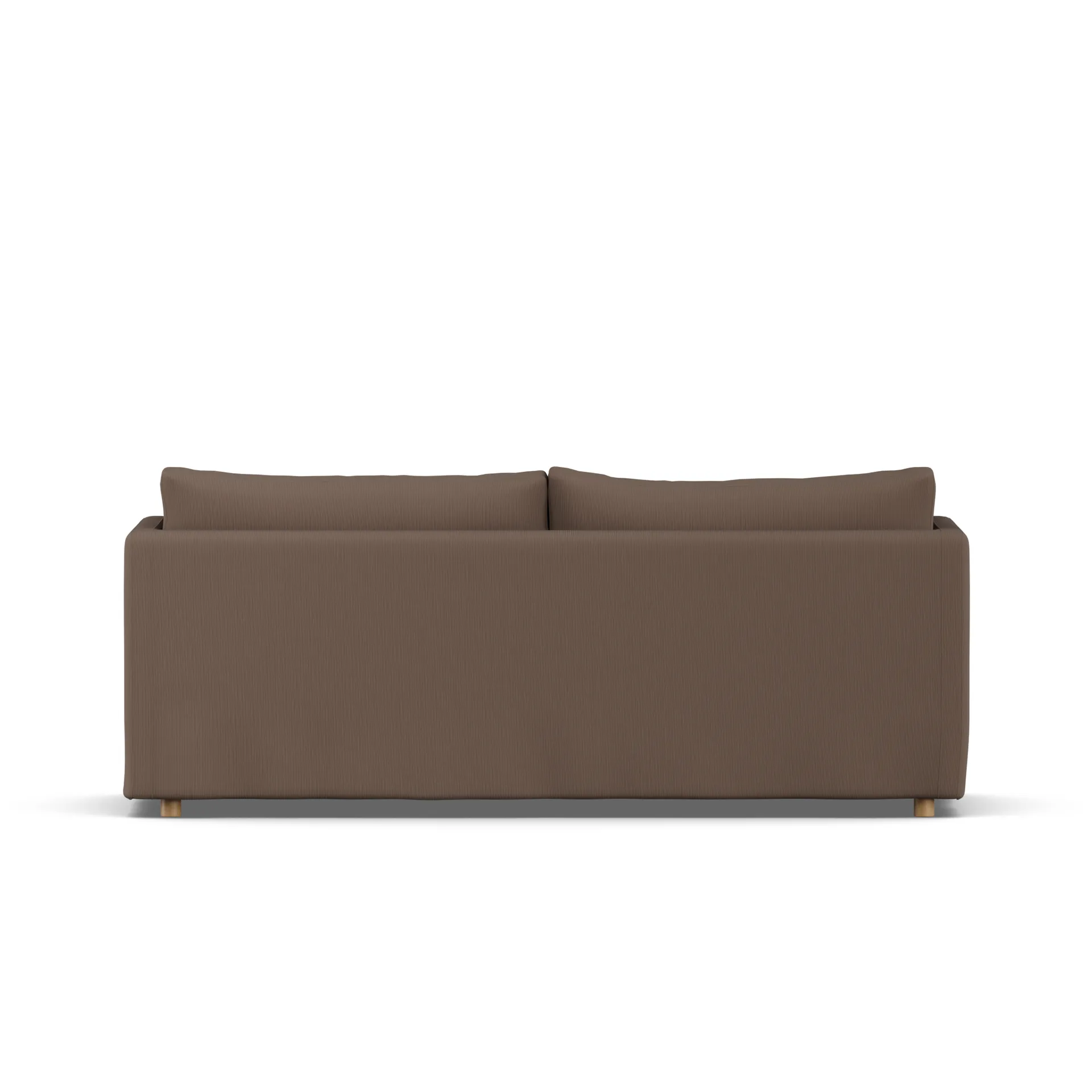 Linnevik sofa, Jump brown 1955-hvidolieret eg, 3-pers., med skørt 1898