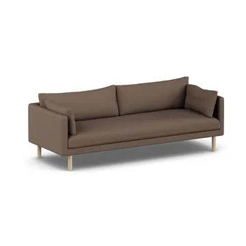 Linnevik sofa - Jump Brown 1955-hvidolieret eg, 4-pers., uden skørt - 1898