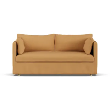 Linnevik sofa - Jump Honey 1959-hvidolieret eg, 2-pers., med skørt - 1898