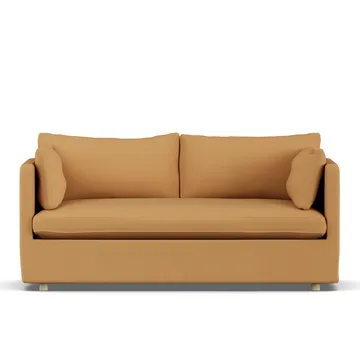 Linnevik sofa - Jump Honey 1959-hvidolieret eg, 2-pers., med skørt - 1898