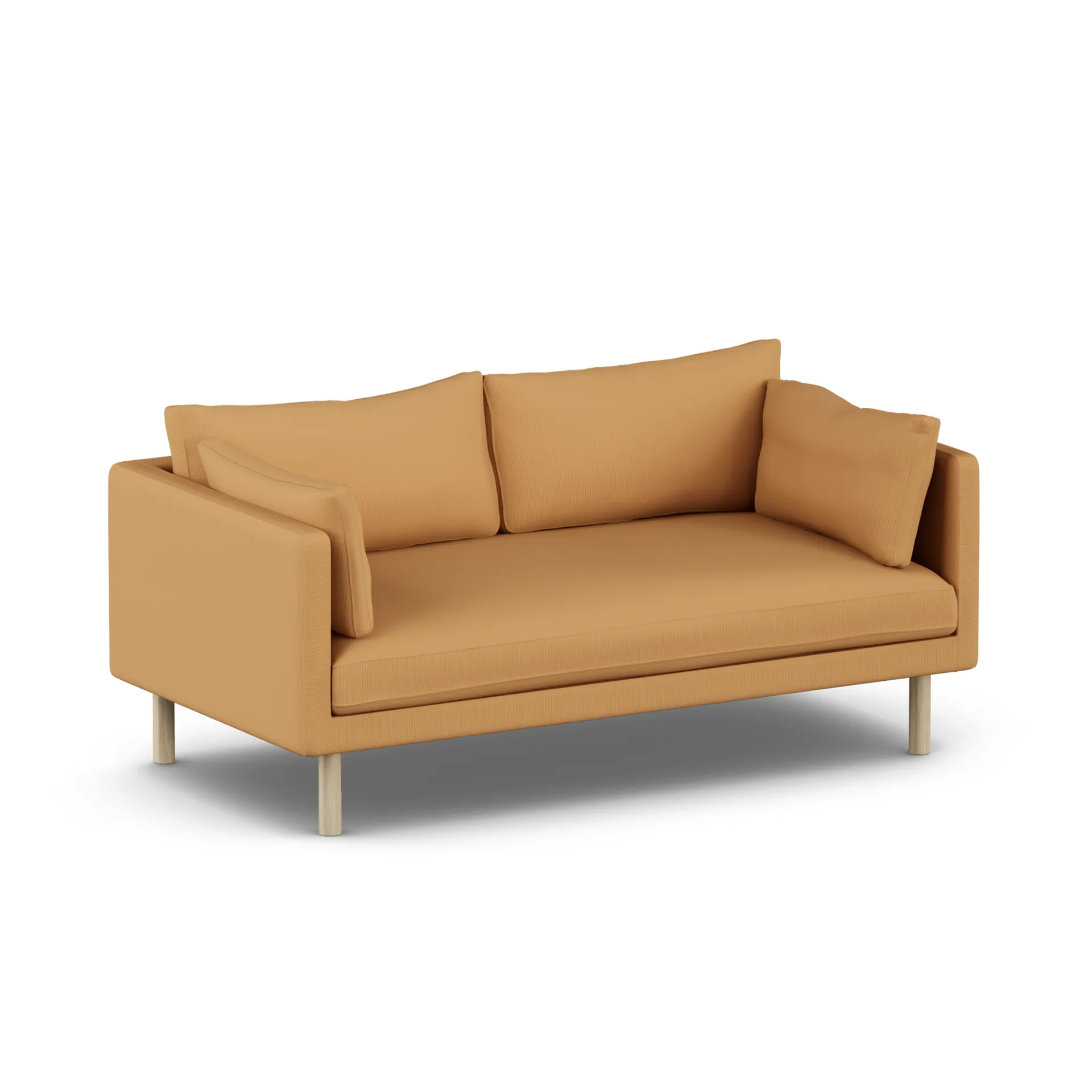 Linnevik sofa, Jump Honey 1959-hvidolieret eg, 2-pers., uden skørt 1898