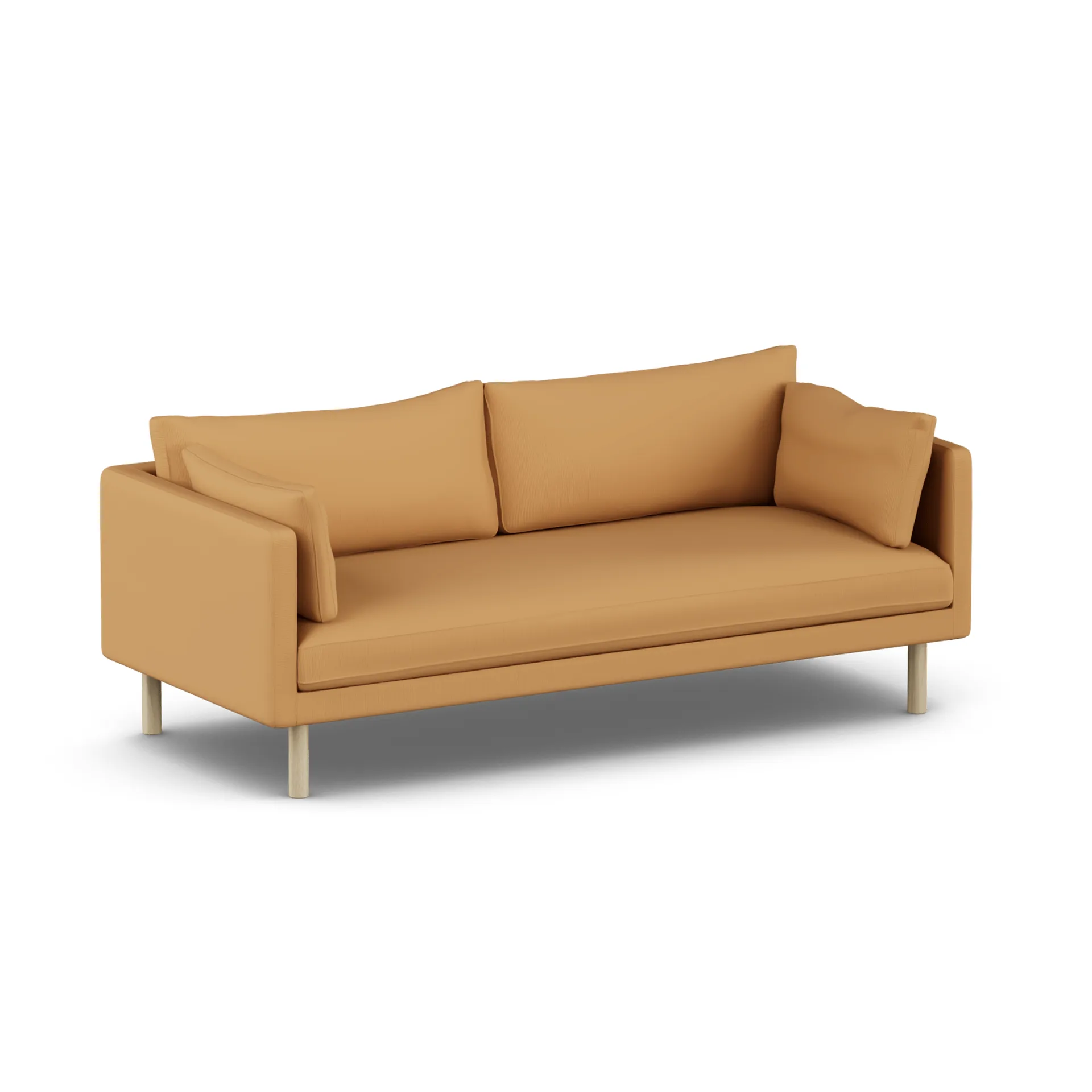 Linnevik sofa, Jump Honey 1959-hvidolieret eg, 3-pers., uden skørt 1898