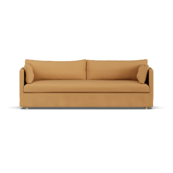 Linnevik sofa - Jump honey 1959-hvidolieret eg, 4-pers., med skørt - 1898