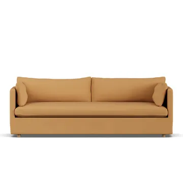 Linnevik sofa - Jump honey 1959-hvidolieret eg, 4-pers., med skørt - 1898