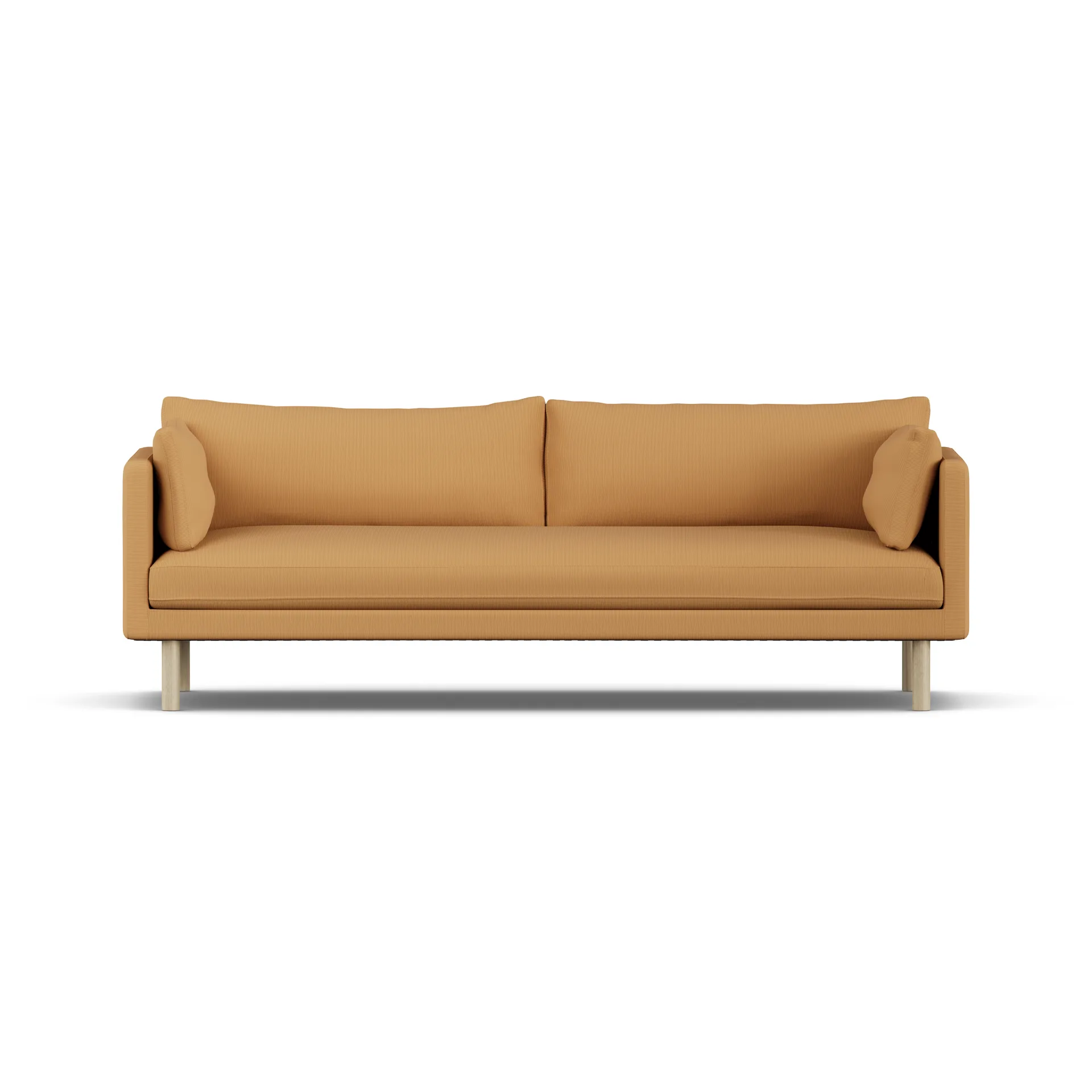 Linnevik sofa, Jump Honey 1959-hvidolieret eg, 4-pers., uden skørt 1898