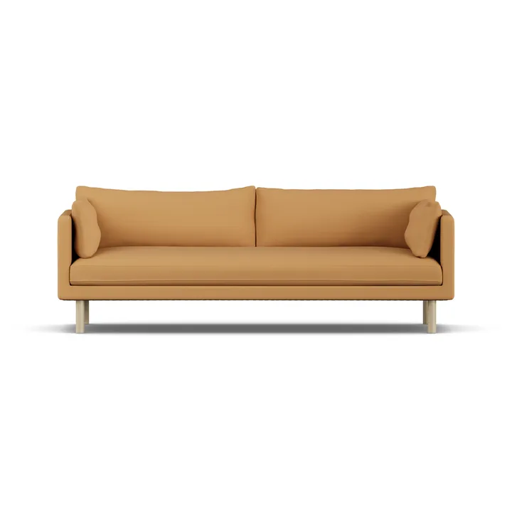 Linnevik sofa - Jump Honey 1959-hvidolieret eg, 4-pers. - 1898