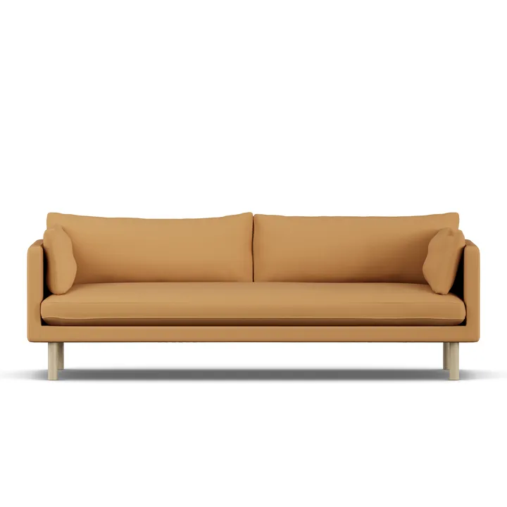 Linnevik sofa - Jump Honey 1959-hvidolieret eg, 4-pers. - 1898