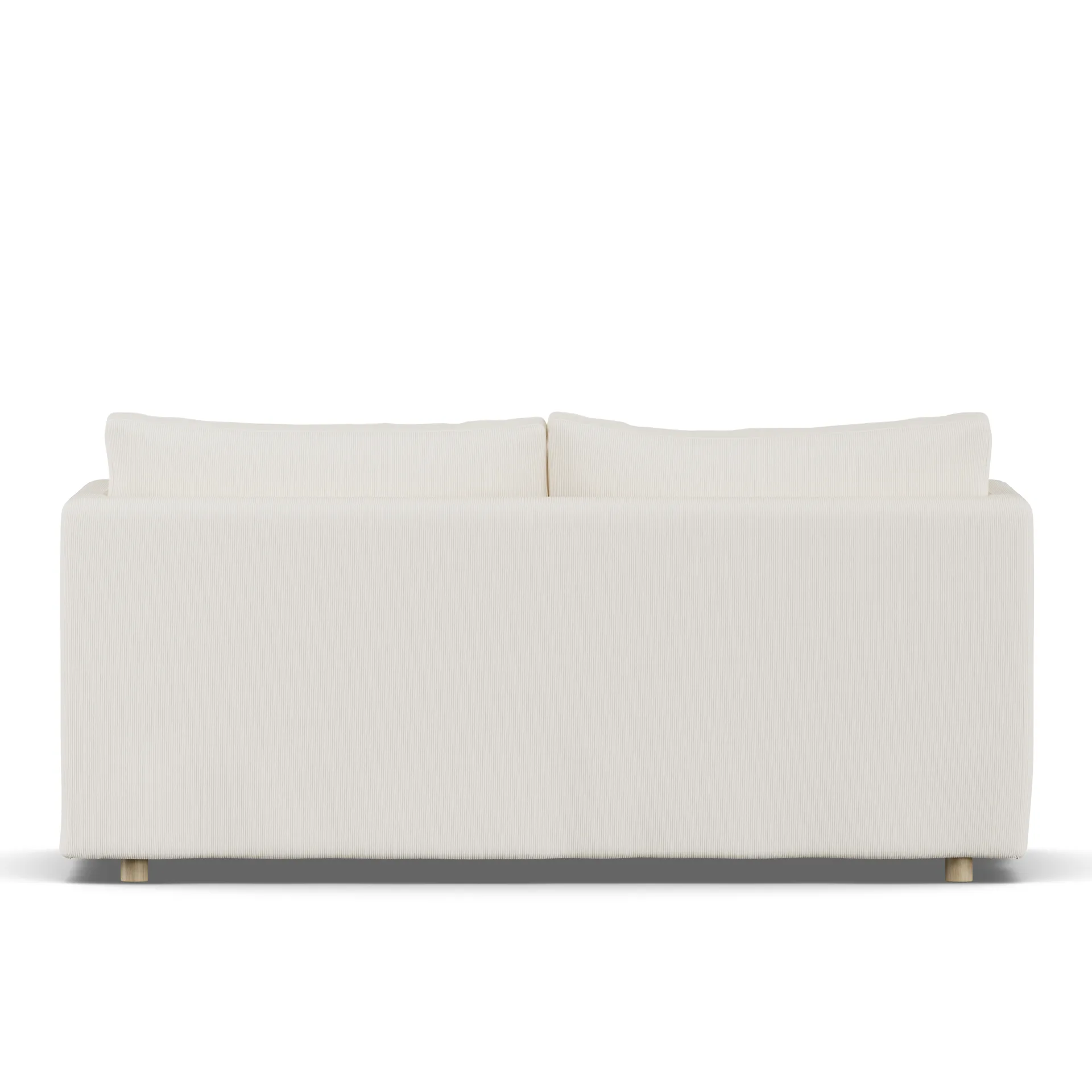 Linnevik sofa, Jump off white 1954-hvidolieret eg, 2-pers., med skørt 1898