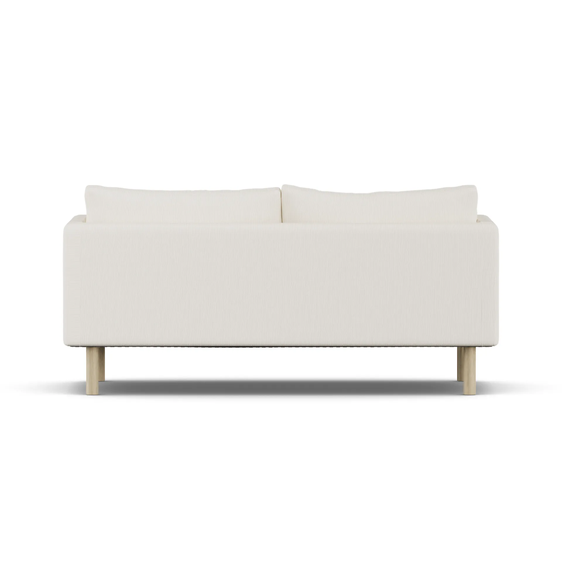 Linnevik sofa, Jump Off White 1954-hvidolieret eg, 2-pers., uden skørt 1898