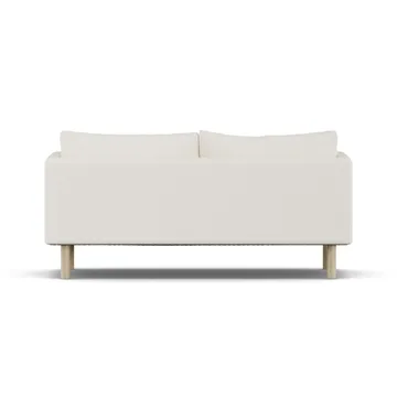 Linnevik sofa - Jump Off White 1954-hvidolieret eg, 2-pers., uden skørt - 1898
