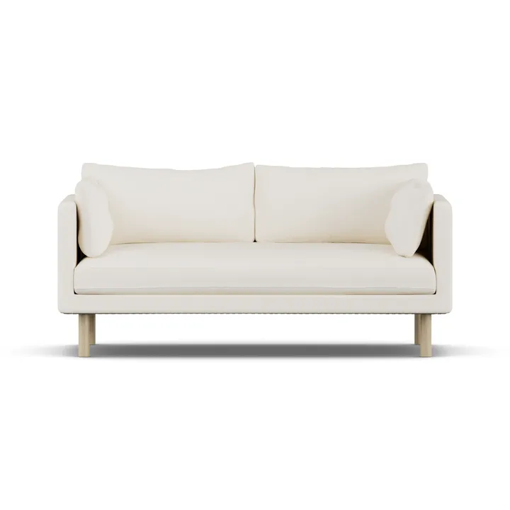 Linnevik sofa - Jump Off White 1954-hvidolieret eg, 2-pers. - 1898
