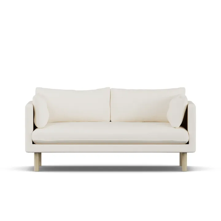 Linnevik sofa - Jump Off White 1954-hvidolieret eg, 2-pers. - 1898