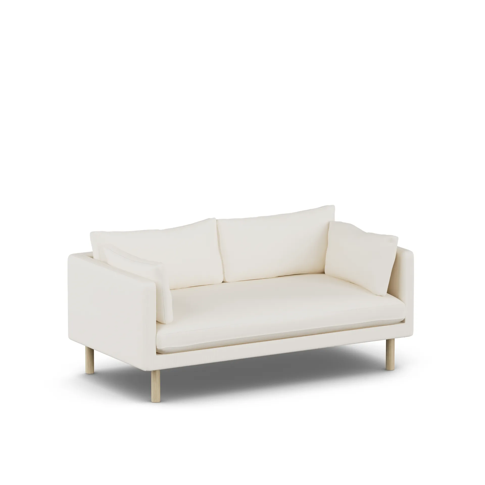 Linnevik sofa, Jump Off White 1954-hvidolieret eg, 2-pers. 1898