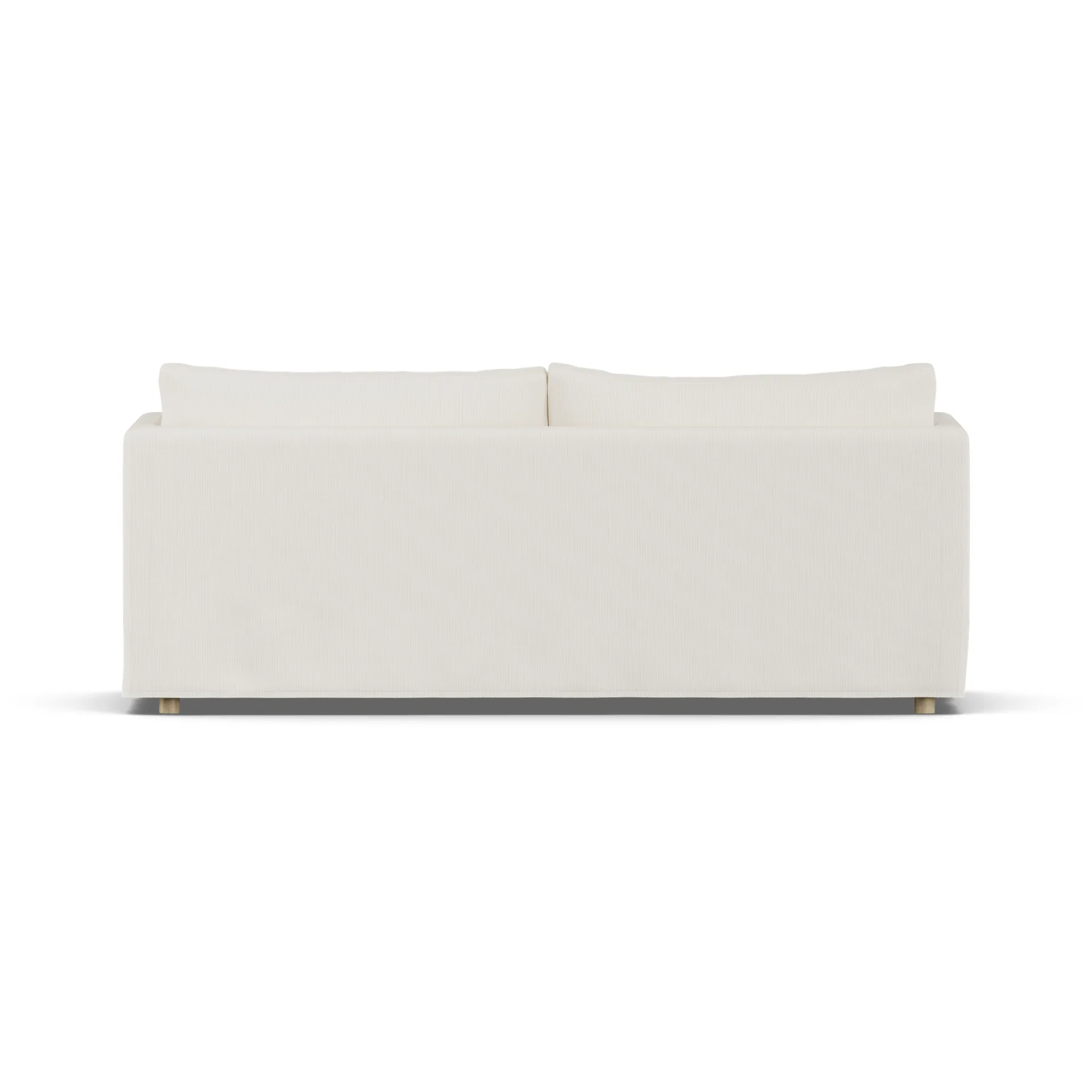 Linnevik sofa, Jump off white 1954-hvidolieret eg, 3-pers., med skørt 1898