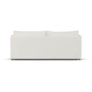 Linnevik sofa - Jump off white 1954-hvidolieret eg, 3-pers., med skørt - 1898