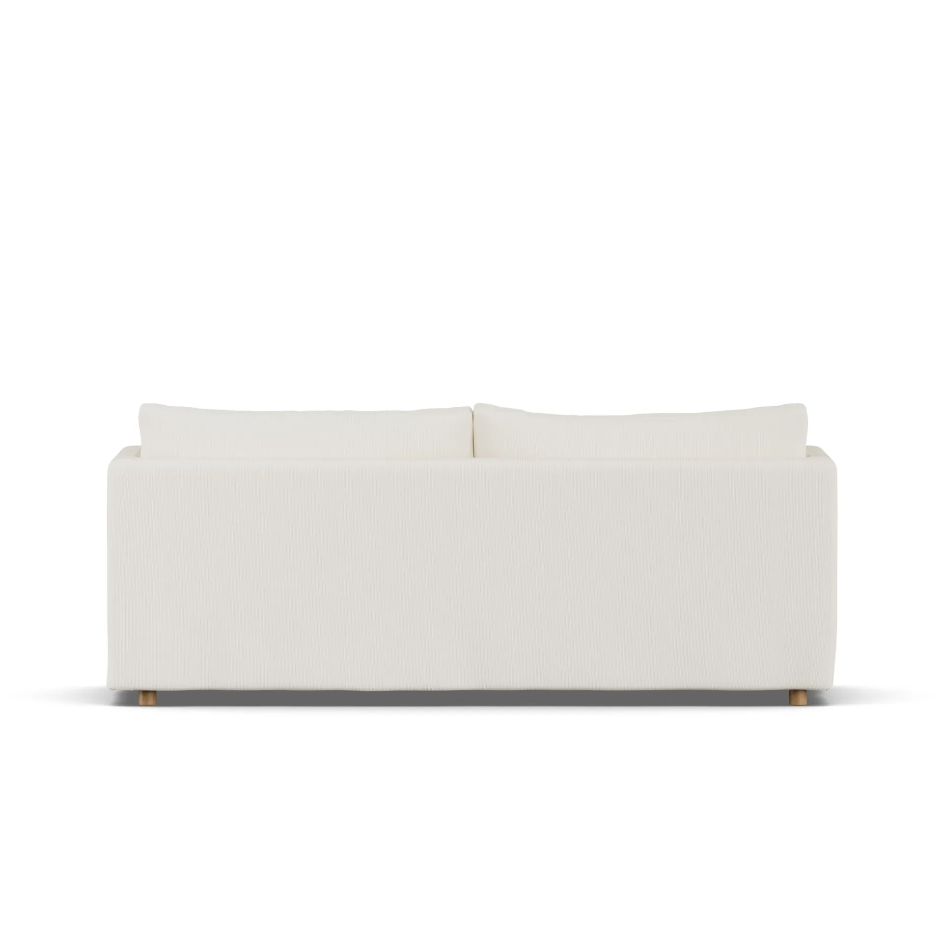 Linnevik sofa, Jump off white 1954-hvidolieret eg, 3-pers., med skørt 1898