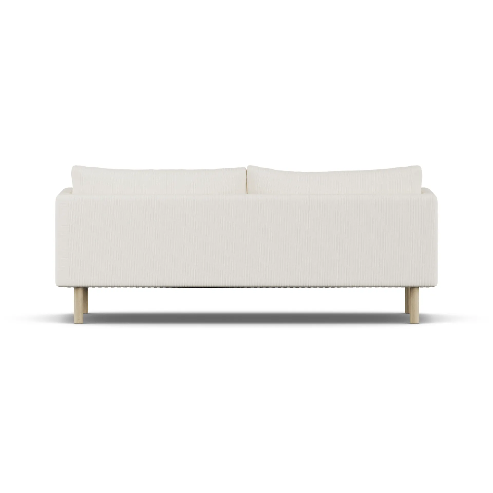 Linnevik sofa, Jump Off White 1954-hvidolieret eg, 3-pers., uden skørt 1898