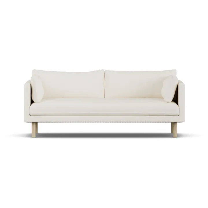 Linnevik sofa - Jump Off White 1954-hvidolieret eg, 3-pers. - 1898