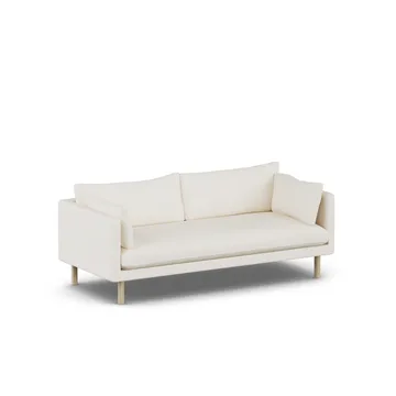 Linnevik sofa - Jump Off White 1954-hvidolieret eg, 3-pers. - 1898