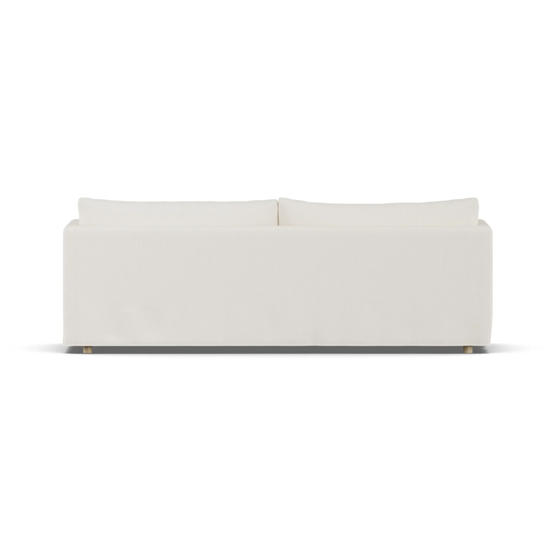 Linnevik sofa, Jump off white 1954-hvidolieret eg, 4-pers., med skørt 1898