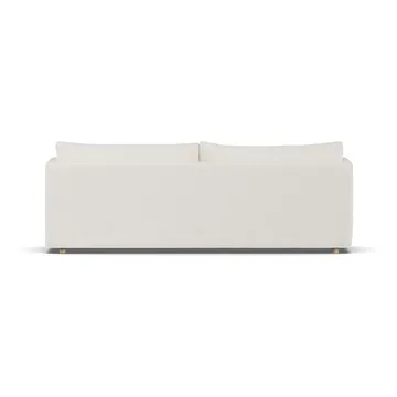 Linnevik sofa - Jump off white 1954-hvidolieret eg, 4-pers., med skørt - 1898