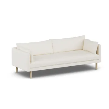 Linnevik sofa - Jump Off White 1954-hvidolieret eg, 4-pers., uden skørt - 1898