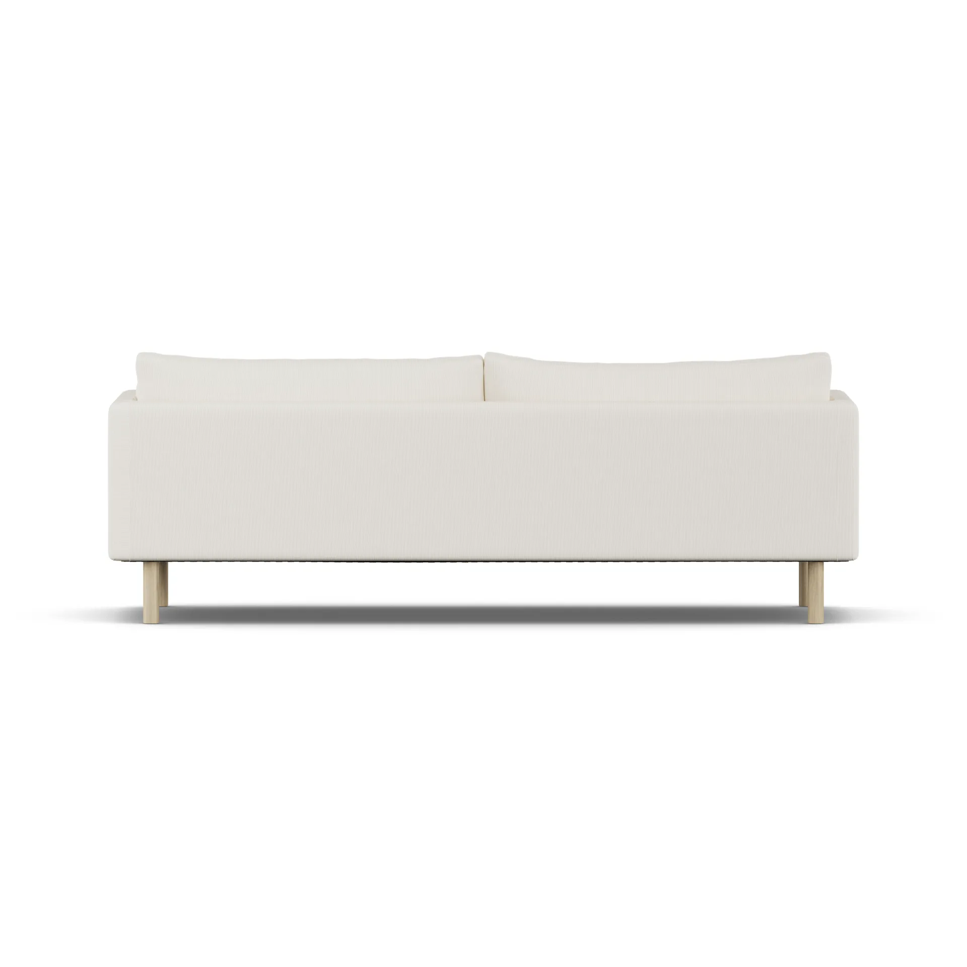 Linnevik sofa, Jump Off White 1954-hvidolieret eg, 4-pers., uden skørt 1898