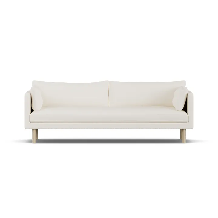 Linnevik sofa - Jump Off White 1954-hvidolieret eg, 4-pers. - 1898