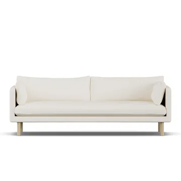 Linnevik sofa - Jump Off White 1954-hvidolieret eg, 4-pers. - 1898
