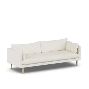Linnevik sofa - Jump Off White 1954-hvidolieret eg, 4-pers. - 1898