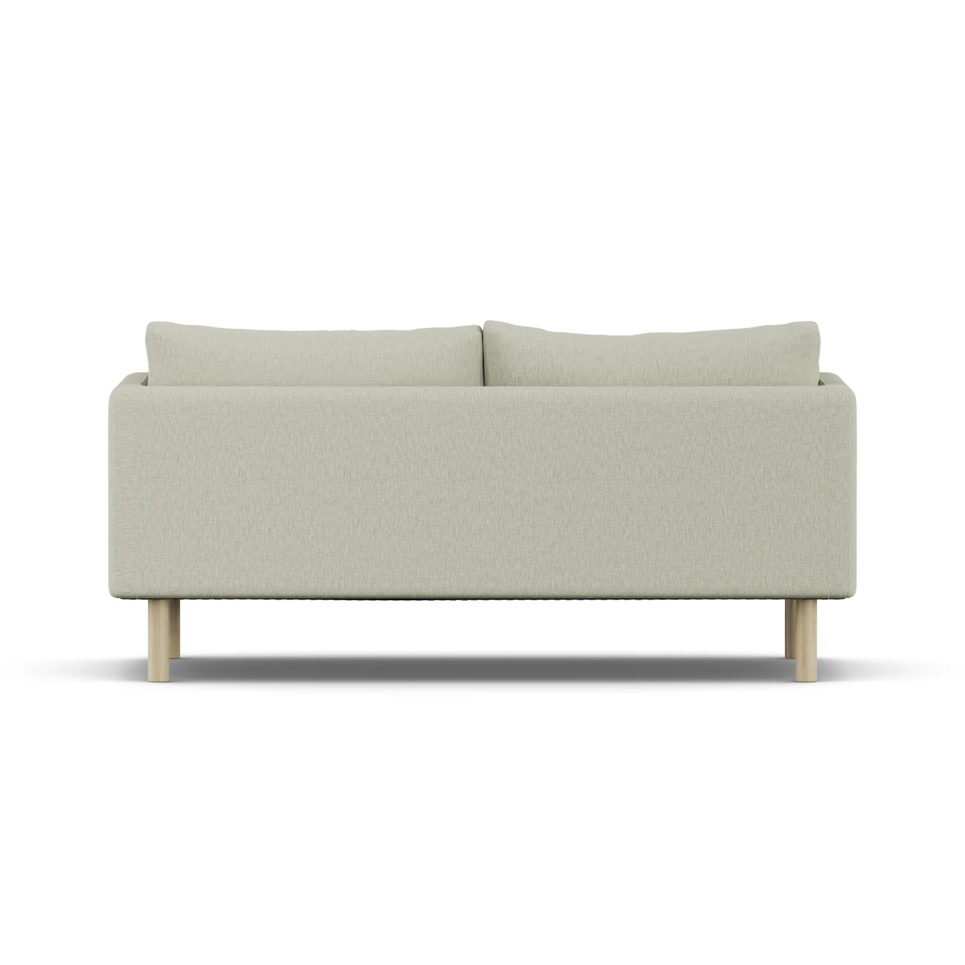 Linnevik sofa, Luiza Beige 3981-hvidolieret eg, 2-pers., uden skørt 1898