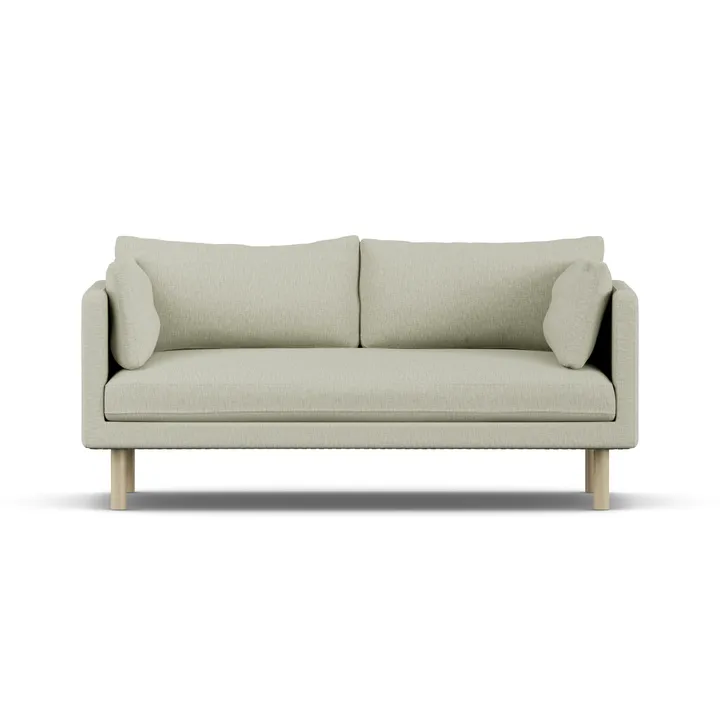 Linnevik sofa - Luiza Beige 3981-hvidolieret eg, 2-pers. - 1898