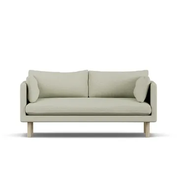 Linnevik sofa - Luiza Beige 3981-hvidolieret eg, 2-pers. - 1898