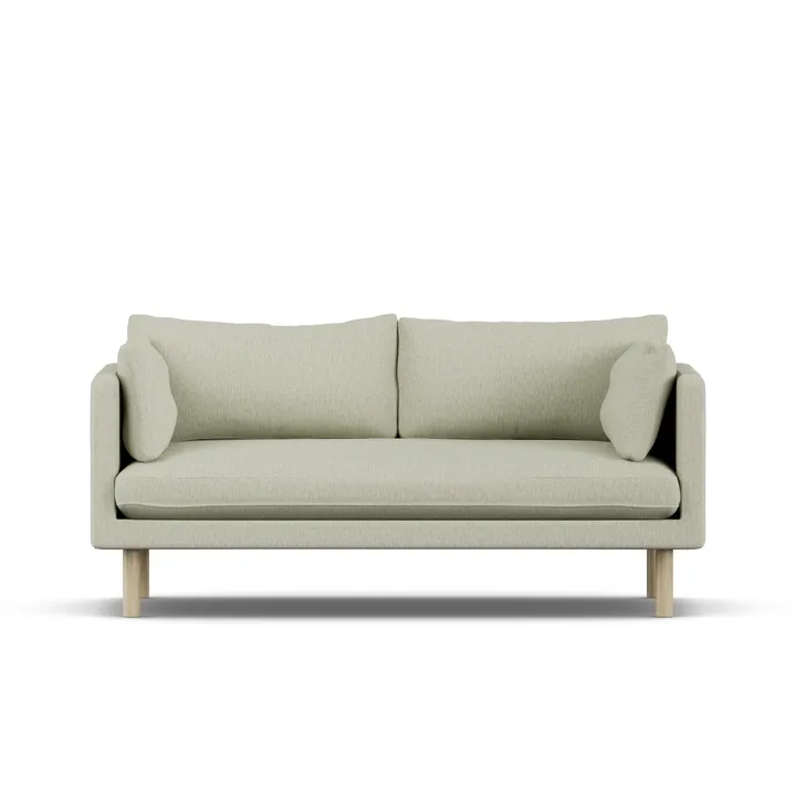 Linnevik sofa - Luiza Beige 3981-hvidolieret eg, 2-pers. - 1898
