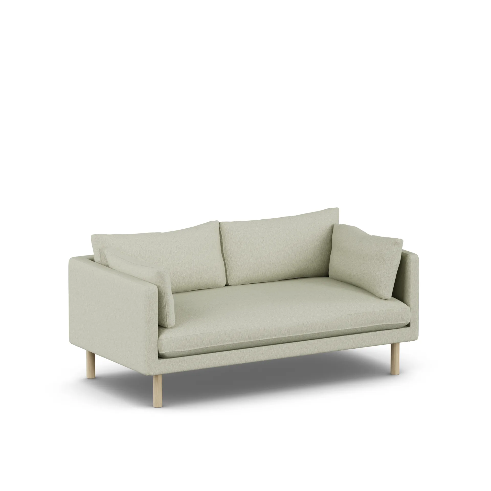 Linnevik sofa, Luiza Beige 3981-hvidolieret eg, 2-pers. 1898