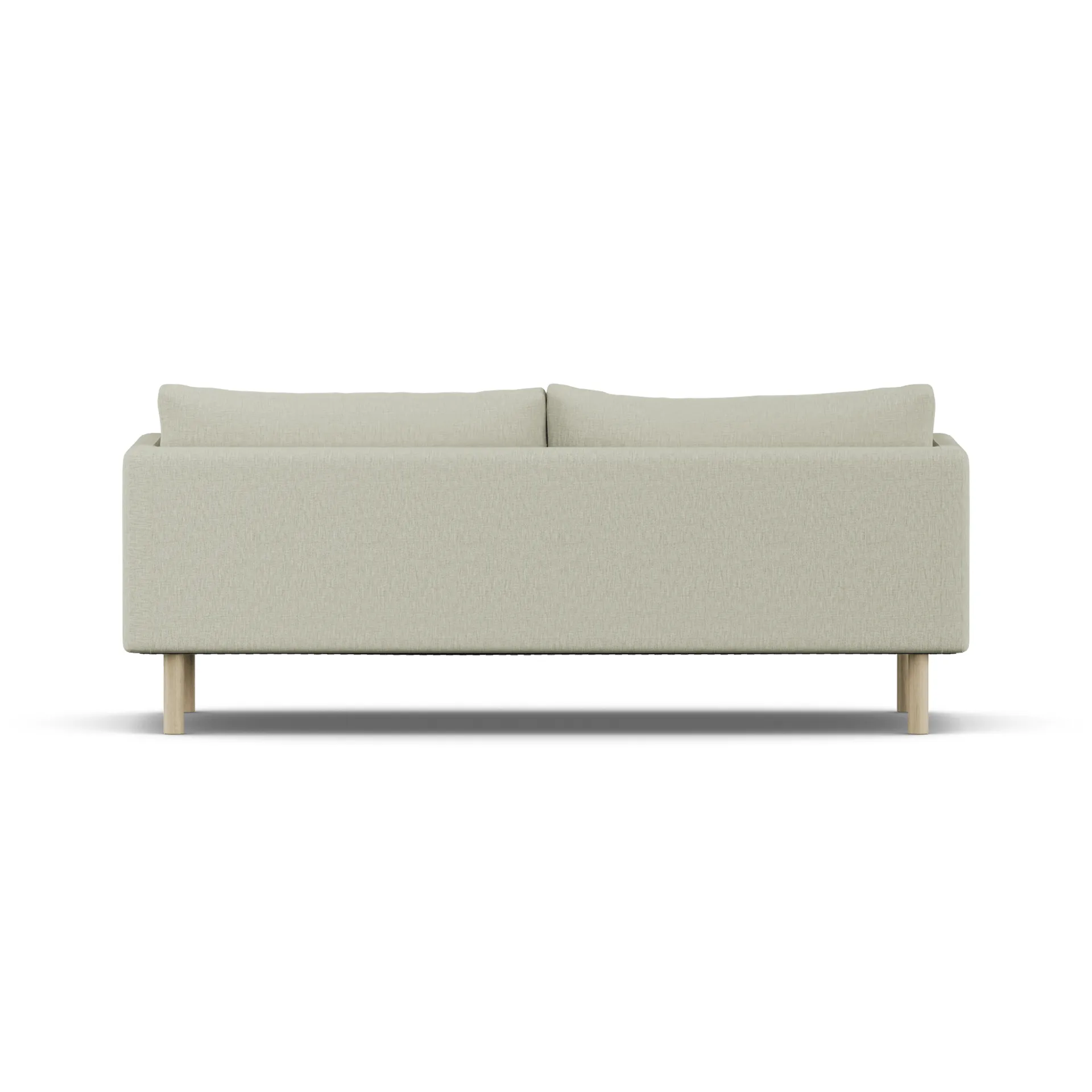 Linnevik sofa, Luiza Beige 3981-hvidolieret eg, 3-pers., uden skørt 1898
