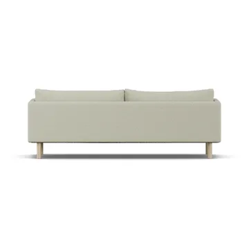 Linnevik sofa - Luiza Beige 3981-hvidolieret eg, 4-pers., uden skørt - 1898