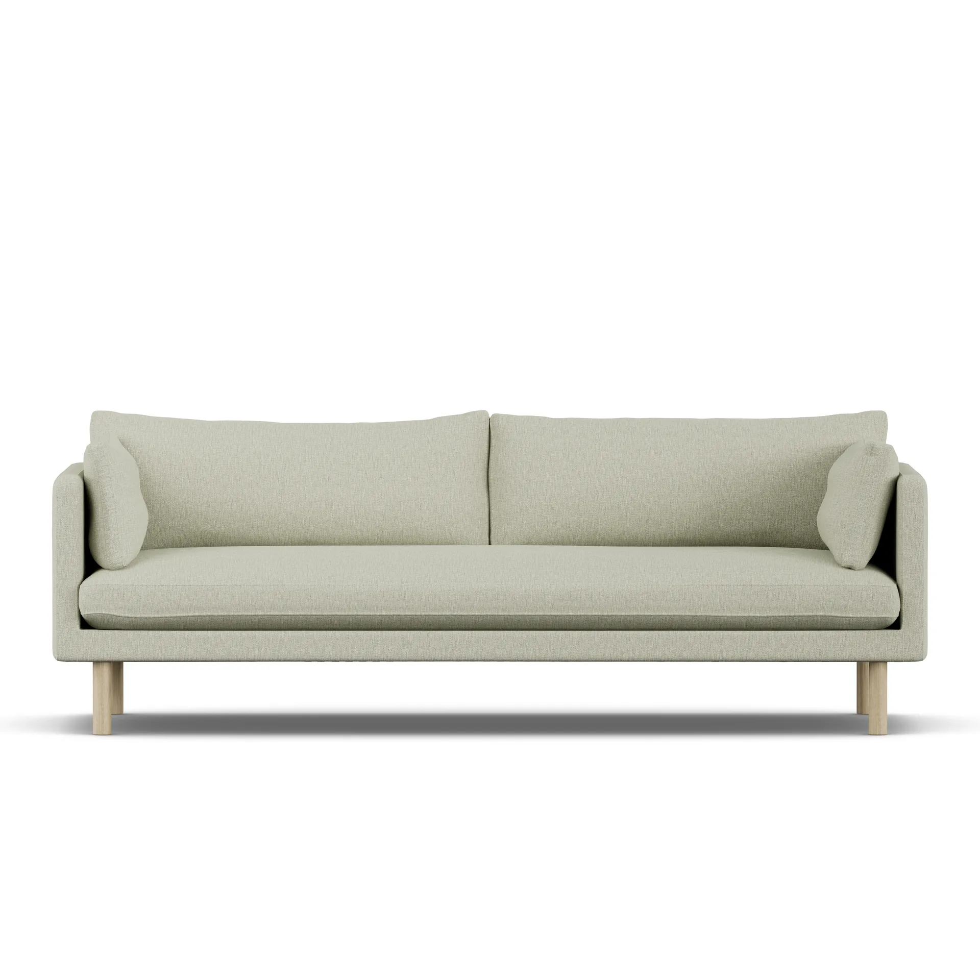 Linnevik sofa, Luiza Beige 3981-hvidolieret eg, 4-pers. 1898