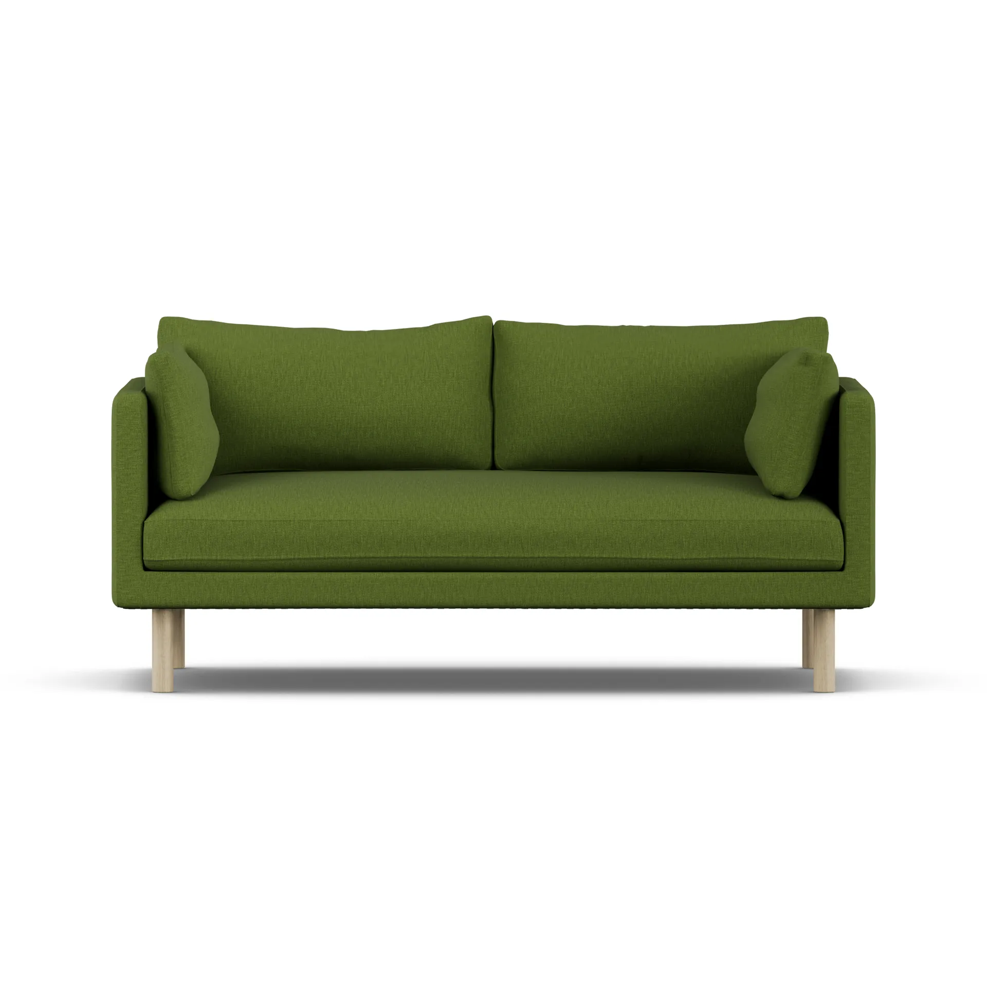 Linnevik sofa, Luiza Green 3975-hvidolieret eg, 2-pers., uden skørt 1898