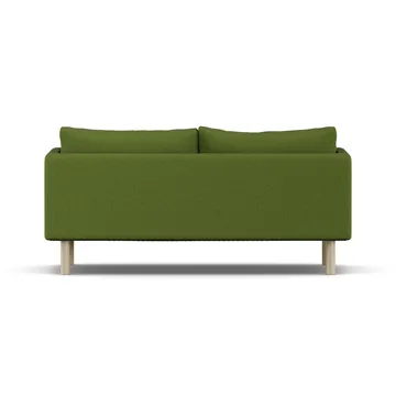 Linnevik sofa - Luiza Green 3975-hvidolieret eg, 2-pers., uden skørt - 1898