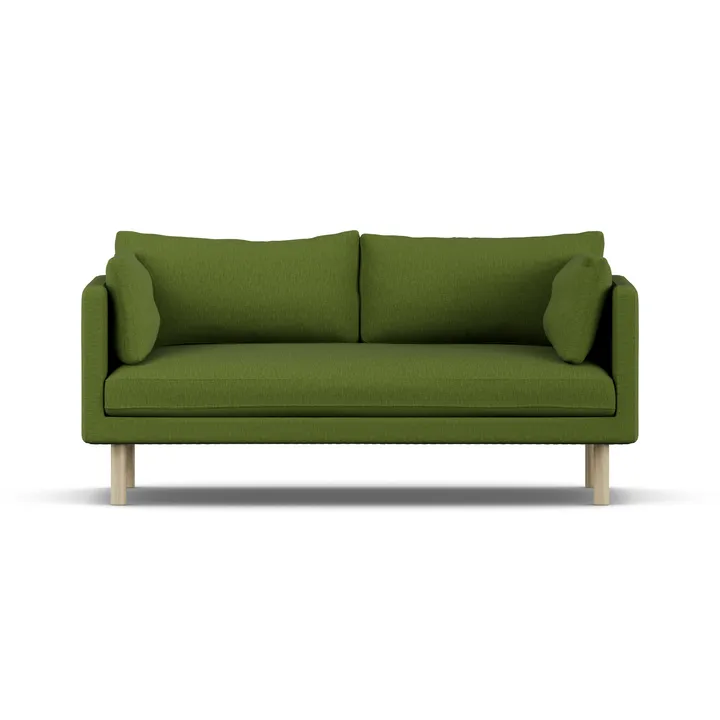 Linnevik sofa - Luiza Green 3975-hvidolieret eg, 2-pers. - 1898